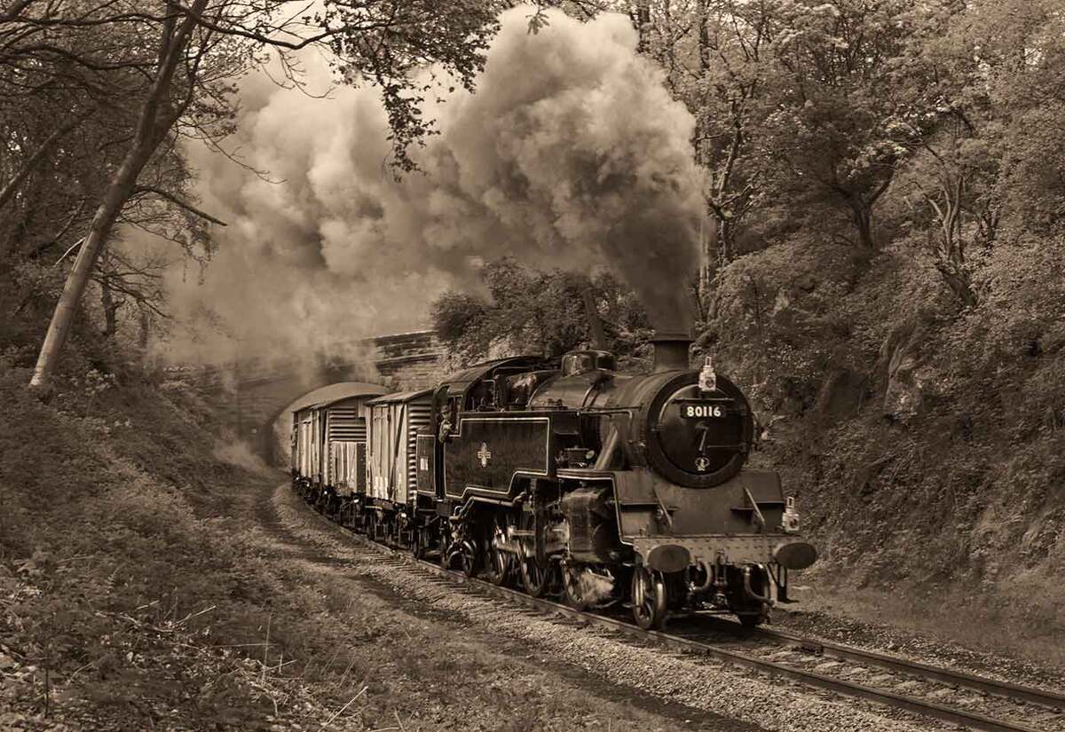 April - Freight on the Moors by Glynnis Frith